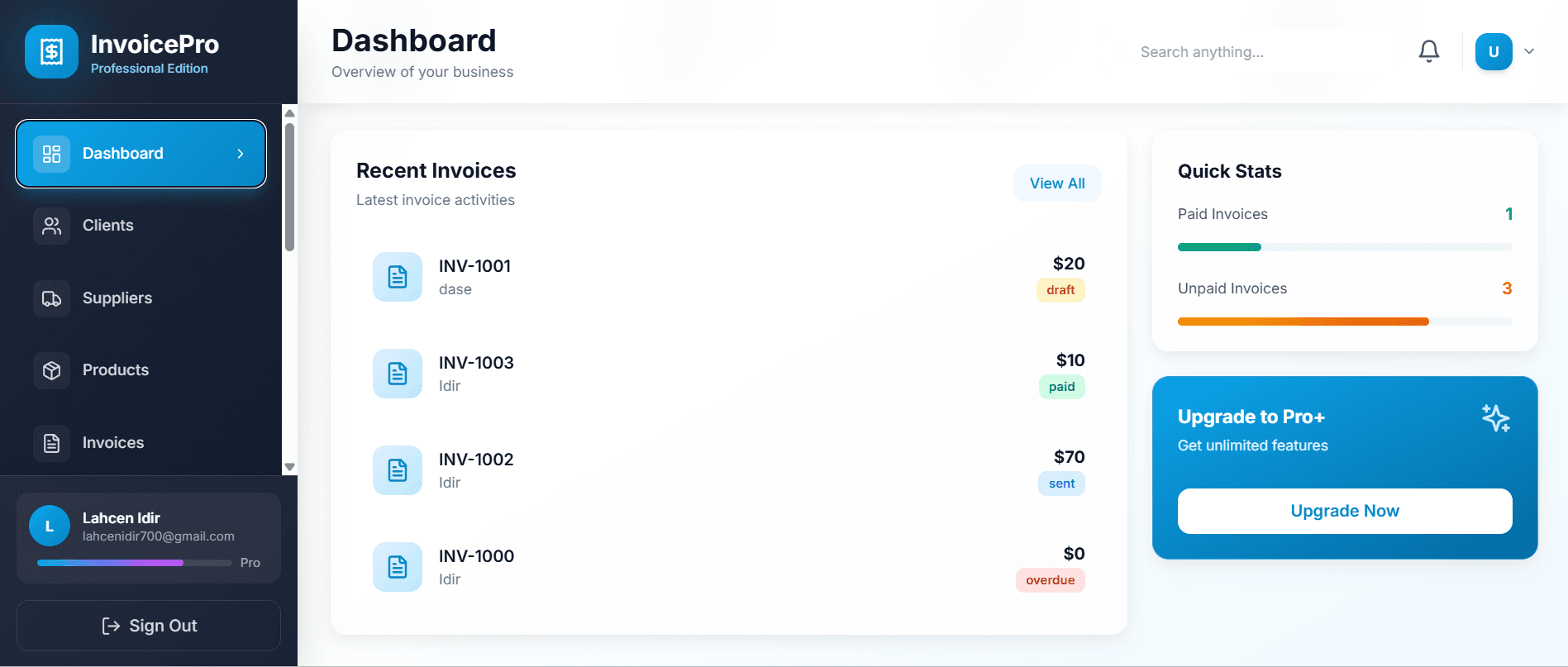 AI Invoice Payment SaaS